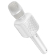 Портативна колонка-мікрофон HOCO L24 Shine karaoke microphone, 5W, White