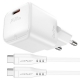 Мережевий зарядний пристрій з кабелем ACEFAST A77 mini PD30W GaN single USB-C charger set (C3-03) White