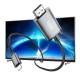 Перехідник HOCO UA27 HD on-screen cable iP to HDTV Metal Gray