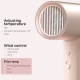 Фен Xiaomi Doco negative ion hair dryer soft and fast dry hair care Pink (Китайська вилка)