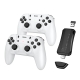 Ігрова приставка + 2 джойстики HOCO GA31 Collection game box+two wireless gamepads set White