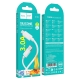 Кабель HOCO X122 Benefit silicone charging data cable Type-C White