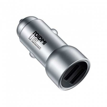 

Автомобильное зарядное устройство Roidmi Car Charger Silver (CDQ01RM), Серый