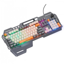 Клавіатура HOCO DI98 Murphy 3-color wired keyboard(Ukrainian version) Star Gray