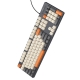 Клавіатура HOCO GM61 Murphy 3-color wired keyboard(Ukrainian version) star gray