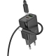 Мережевий зарядний пристрій з кабелем HOCO N61 Gentle PD20W+QC3.0 charger set(C to iP) Black