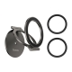 Автотримач для телефона HOCO H102 Whale magnetic ring holder(multi-scene) Metal Grey