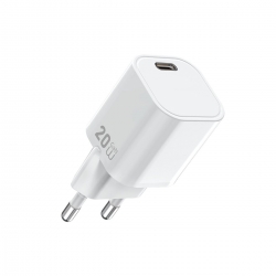 Мережевий зарядний пристрій WIWU 20W Cube GaN Fast Charger 1C Wi-G014 EU White