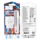 Мережевий зарядний пристрій з кабелем HOCO C109A(10.5W) Fighter single port charger set(Micro) White