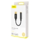 Кабель-перехiдник Baseus Type-C Male to 3.5mm Female Adapter L54 Black