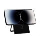 Картхолдер WIWU Warriors Carbon Magsafe Metal Stand Card Holder MW-007 Black