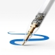 Стилус Baseus Smooth Writing PS3 Pro 360° Touch Operation Wired Charging Stylus Moon White (With Type-C*1 Cable and Tip*1)