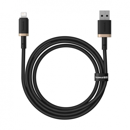Кабель Baseus Dura Series Fast Charging Cable USB to iP 2.4A 1m Gold+Black