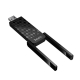 Антена Wi-Fi HOCO HI34 WiFi6 USB external dual antenna wireless network card Black