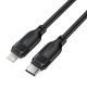 Кабель ACEFAST C16-01 TPU charging data cable USB-C to L Black
