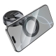 Автотримач для телефона HOCO H92 High vacuum suction cup magnetic holder(universal) Black Metal Gray