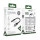 Аудіокабель ACEFAST J12 Type-C to 3.5mm female, nylon braid, 0,15m, Black