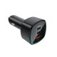 Автомобільний зарядний пристрій ACEFAST B18 200W(2USB-C+USB-A)fast car charger Black