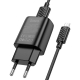 Мережевий зарядний пристрій з кабелем HOCO C134A Solid single-port charger set (Micro) (EU) Black