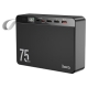 Зовнішній акумулятор HOCO J94 Overlord 22.5W fully compatible power bank(75000mAh) Black