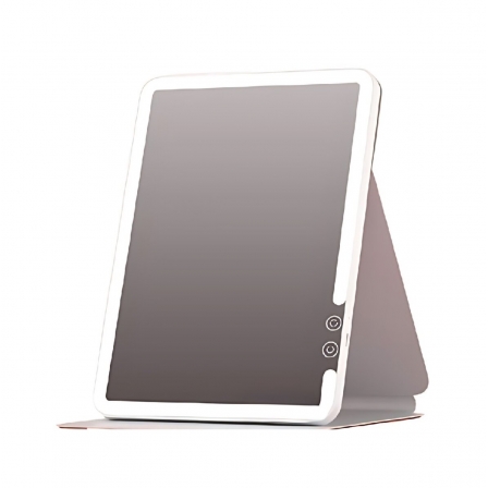 Дзеркало для макіяжу Xiaomi DOCO 11 " Daylight Portable Flat Mirror Pro Pink