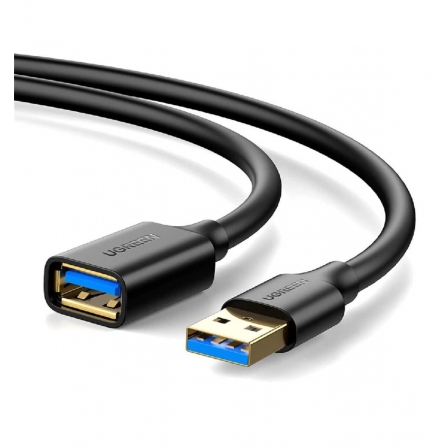Подовжувач UGREEN US129 USB 3.0 Extension Male Cable 2m (Black) (UGR-10373)