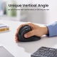 Маніпулятор миша бездротова UGREEN MU008 Multi-mode Vertical Mouse White