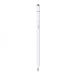 Стилус Baseus Wise Writing HN1 Universal Version  Wired Charging 2-in-1 Stylus For HUAWEI/XIAOMI Moon White (With Type-C Cable*1
