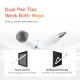 Стилус Baseus Wise Writing HN1 Universal Version  Wired Charging 2-in-1 Stylus For HUAWEI/XIAOMI Moon White (With Type-C Cable*1