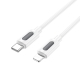 Кабель BOROFONE BX114 Structure PD silicone charging data cable iP White