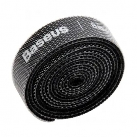 Органайзер для кабелю Baseus Circle Velcro strap 50cm Black