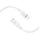 Кабель BOROFONE BX113 Lenny PD silicone charging data cable iP (L1M) White