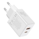 Мережевий зарядний пристрій Baseus Cube Fast Charger C+U 30W EU Moon White