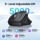 Маніпулятор миша бездротова UGREEN M751 Multi-mode Wireless Mouse Black