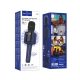 Портативна колонка-мікрофон HOCO L24 Shine karaoke microphone, 5W, Blue