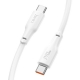 Кабель HOCO X93 Type-C to Type-C 240W, 1m, TPE, TPE connectors, White