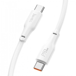 Кабель HOCO X93 Type-C to Type-C 240W, 1m, TPE, TPE connectors, White