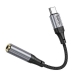 Аудiокабель HOCO LS36 Type-C to 3.5 female, nylon braid, 0.12m, Black