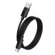 Кабель BOROFONE BX123 Leya silicone charging data cable Type-C Black