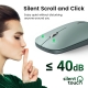Маніпулятор миша бездротова UGREEN MU001 Portable Wireless Mouse Green