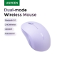 Маніпулятор миша бездротова UGREEN M331 Multi-mode Wireless Mouse Purple