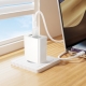 Мережевий зарядний пристрій з кабелем BOROFONE BA105A Stellar three-port charger set (iP) (EU) White