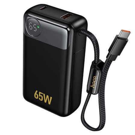 Зовнішній акумулятор HOCO Q53 Skillful PD65W power bank(12000mAh) Black