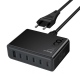 Зарядний пристрій Hoco C152A 1USB/5Type-C QC/PD 45W Black