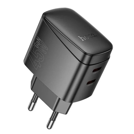 Сетевое зарядное устройство Hoco CS62A Bright 45W Black (6942007638456)