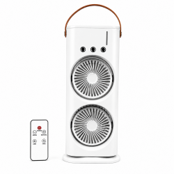 Вентилятор Double Spray Fan LED з контейнером для льоду з аккумулятором