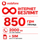 Стартовий пакет Vodafone Business ULTRA XL — безлімітний інтернет та 2000 хвилин