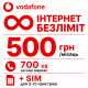 Стартовий пакет Vodafone Business Unlim Plus — справжній безлімітний інтернет та додаткова SIM-карта