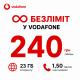 Стартовий пакет Vodafone Business Smart —  23 ГБ інтернету + безліміт у мережі Vodafone