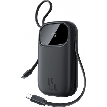 Повербанк (Powerbank) Baseus EnerFill FC31 Digital Display USB-C + C 20000mAh 45W Cosmic Black (P10082105123-00)